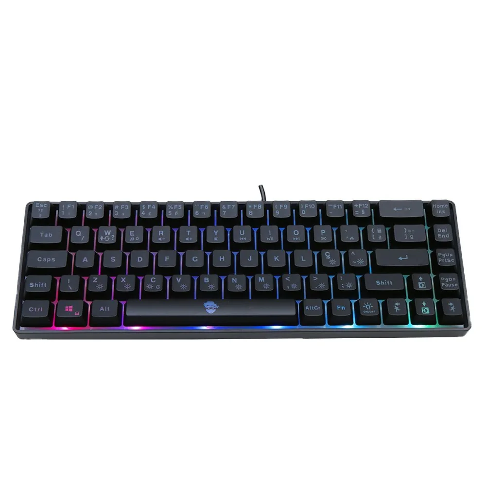 Imagem 2 de 5 do produto Teclado Gamer Ninja Black Noir, RGB, Switch Membrana, Abnt2, Black, Tc-gn-bknr