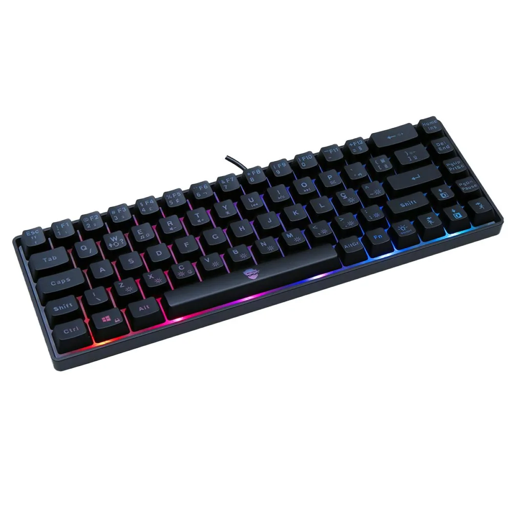 Imagem 5 de 5 do produto Teclado Gamer Ninja Black Noir, RGB, Switch Membrana, Abnt2, Black, Tc-gn-bknr