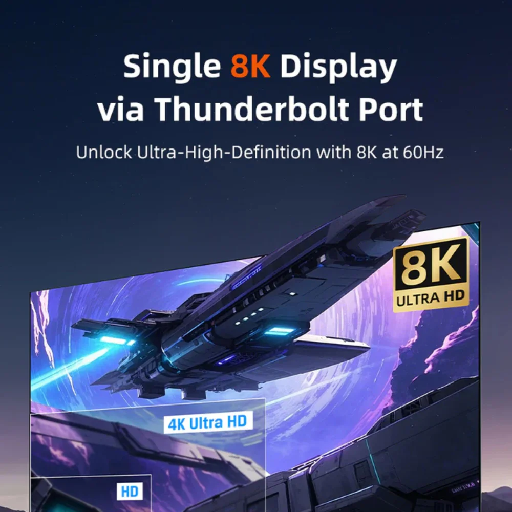 Imagem 3 de 5 do produto Dock Station 20 In 1 Para Macbook Pro 3 Monitores Extendido Displaylink Thunderbolt4 Cabletime