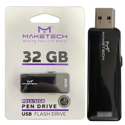 Pen Drive 32gb Usb Flash Disk 2.0 Prático Maketech Pd13/32