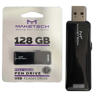 Pen Drive 128GB Usb Flash Disk 2.0 Prático Maketech Pd13/128