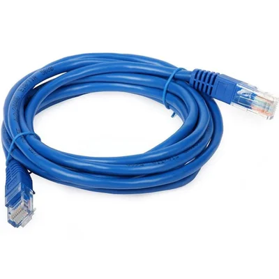 Cabo Rede Patch Cord Cat6 01,5mts Azul Anatel 03555-14-07613