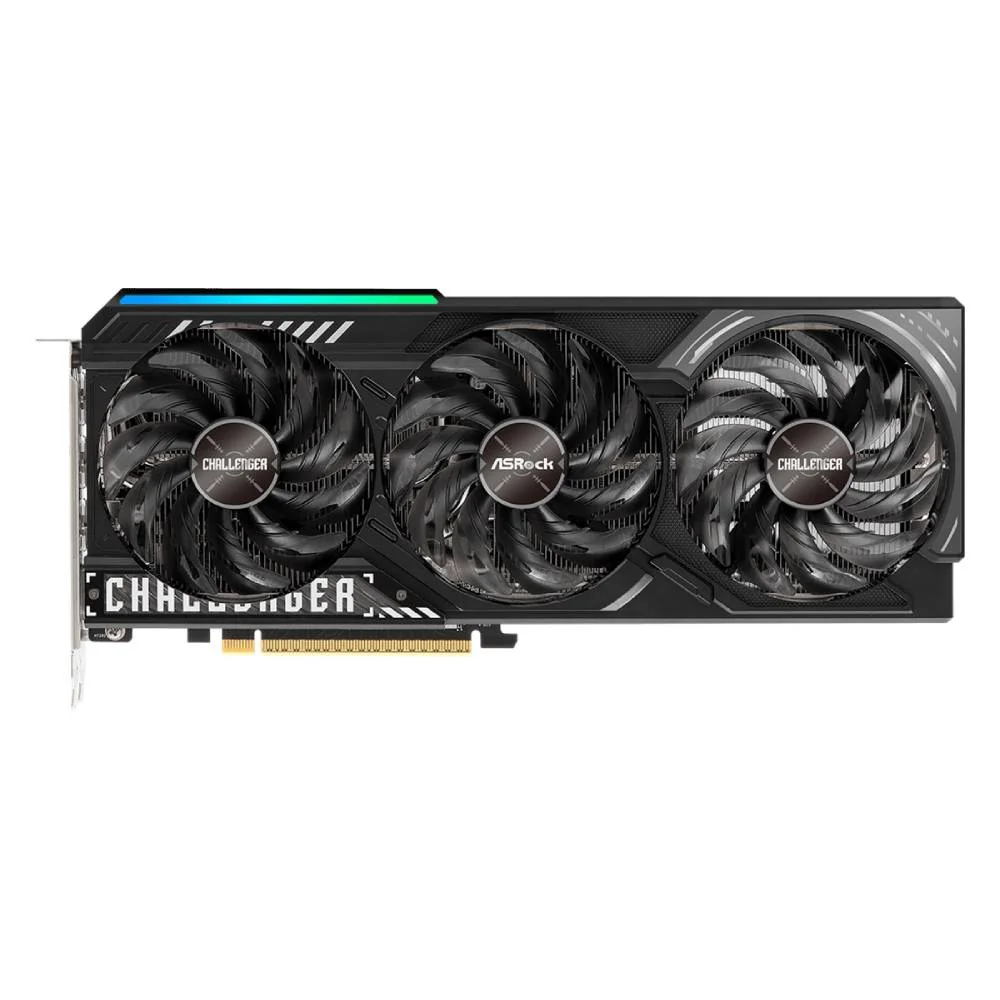 Imagem 3 de 5 do produto Placa De Vídeo Asrock Amd Radeon Rx 9070 Xt Challenger 16gb Gddr6 256 Bits - 90-ga61zz-00uanf