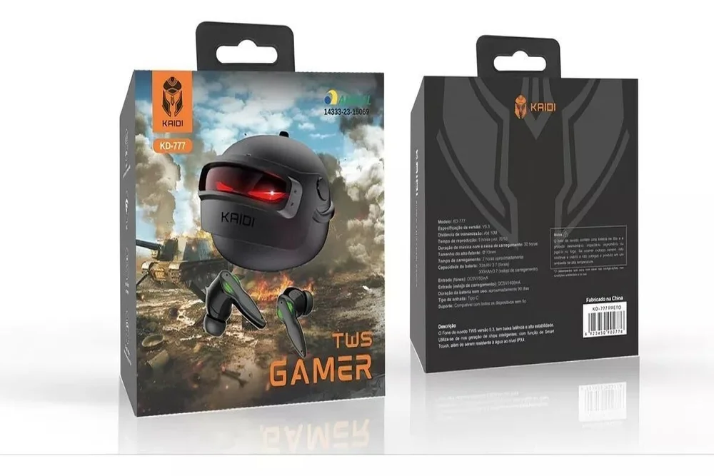 Imagem 4 de 5 do produto Fone Gamer Kaidi Kd-777   De Alta Performance