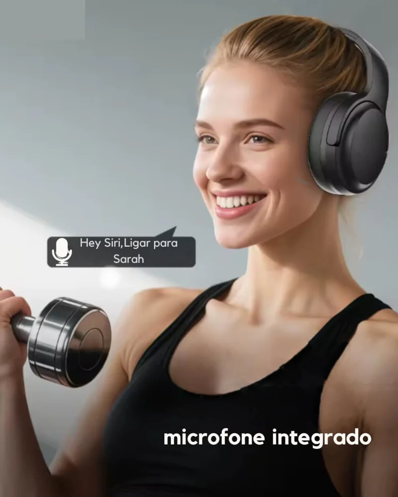 Imagem 3 de 5 do produto Headphone Bluetooth Cancelamento De Ruído Conforto, Potência E Liberdade Sem Fios