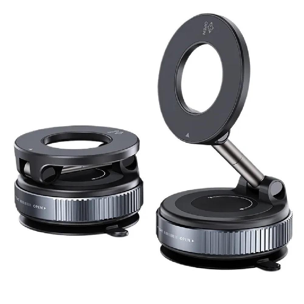 Suporte Magnético Dobrável Rotativo Para Celular Com Ventosa 360°