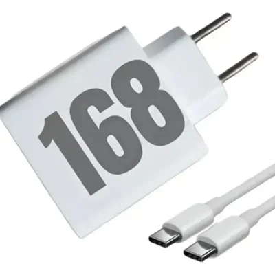 Carregador Turbo 168w Usb-c Para Xiaomi 13, 12, X5, A3 Branco