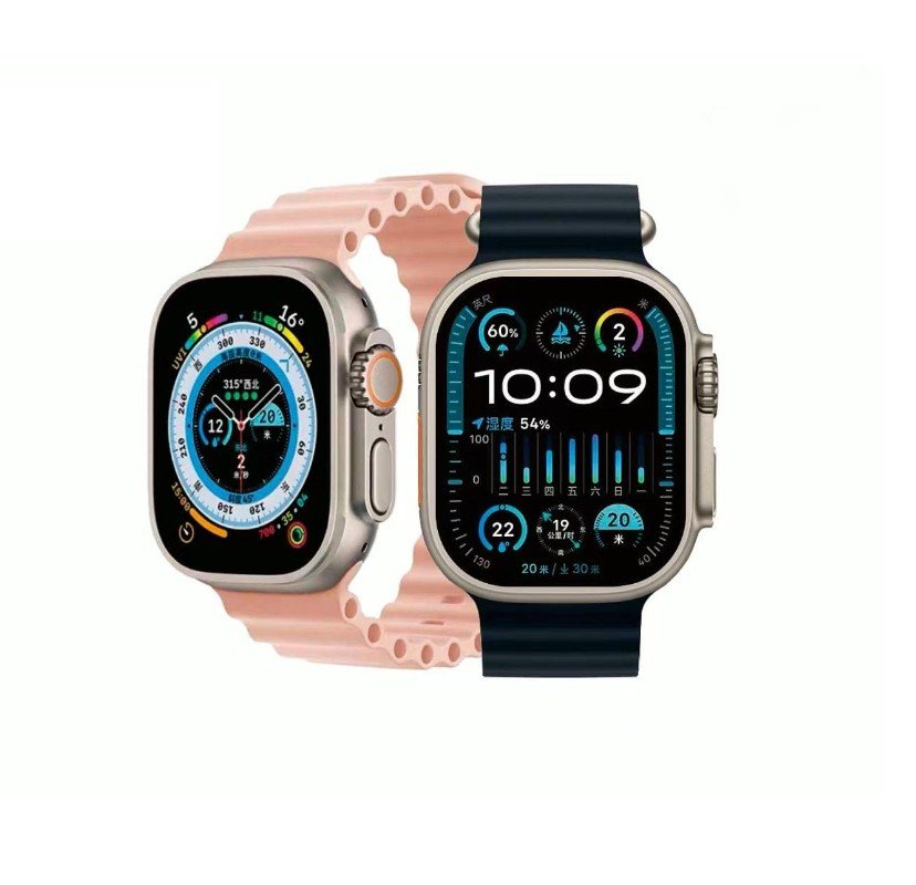 Relógios Smartwatch Inteligente A'gold Rl-17 C/4 Pulseiras Caixa Prateado Pulseira 4 Bisel