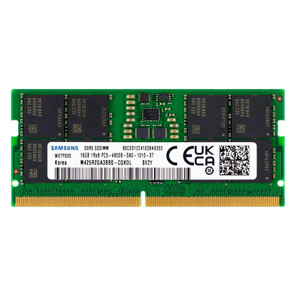 Memória Sodimm 16gb Ddr5 4800mhz - Para Notebook Lenovo - Oem