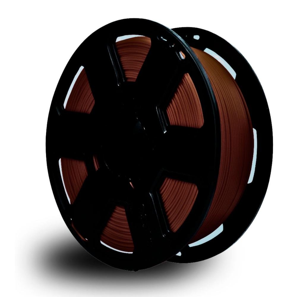 Filamento Para Impressora 3d - Pla - Marrom Chocolate - 1kg - 1,75mm - 3d Fila Pla661753