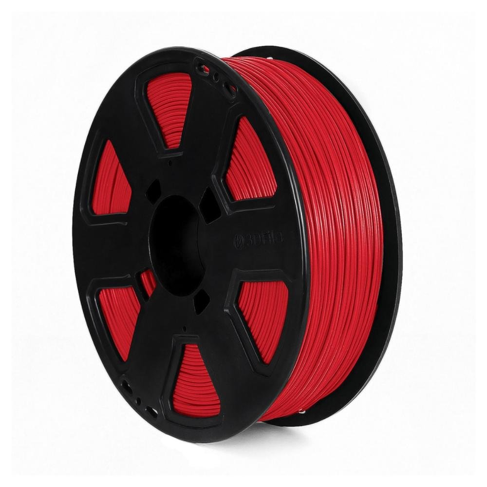 Filamento Para Impressora 3d - Pla - Vermelho Carros - 1kg - 1,75mm - 3dfila Pla511753