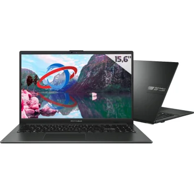 Notebook Asus Vivobook Go E1504fa-nj1288 - Amd Ryzen 5 7520u, Ram 16gb, SSD 512gb, Tela 15,6 Fhd, WINDOWS 11 Professional - Mixed Black