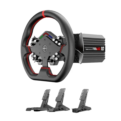 Volante Gamer Pxn Direct Drive Vd10 10nm Wds R2 + Pedais Hall Effect PC
