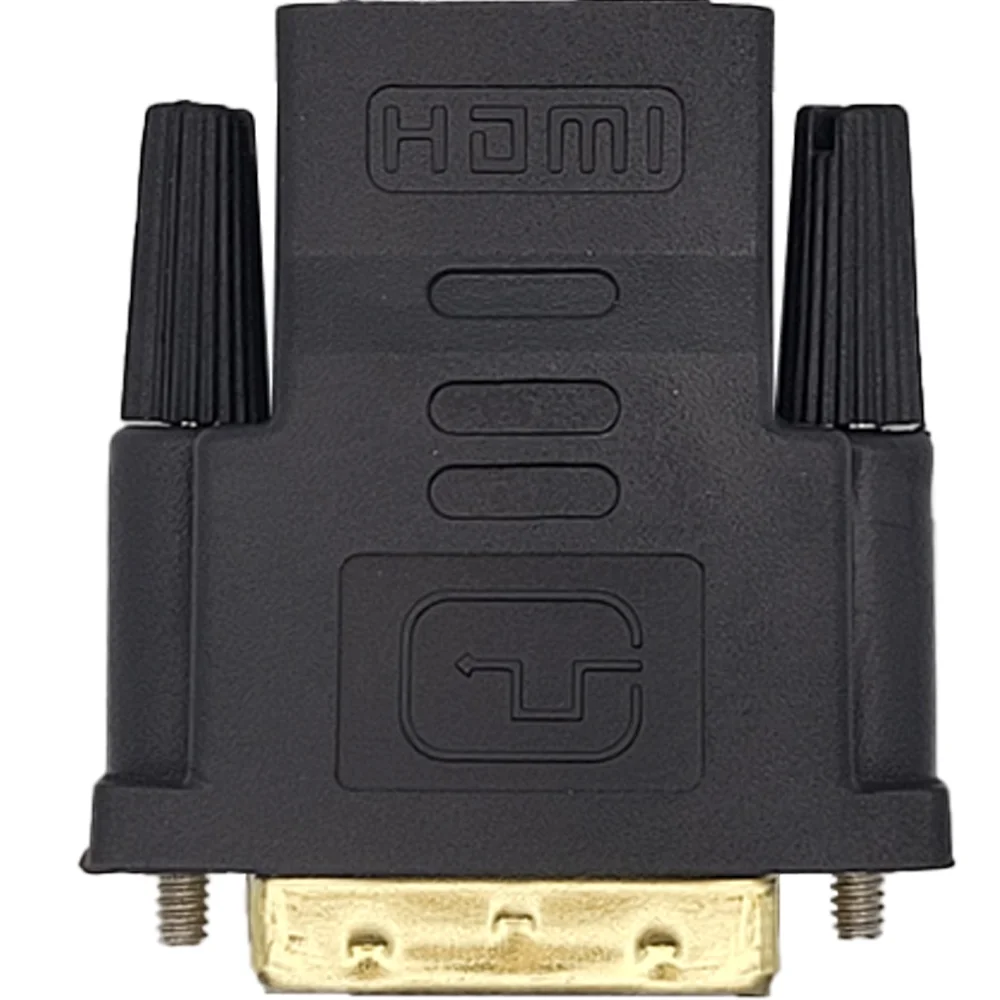 Imagem 4 de 5 do produto Adaptador Conector Dvi 24+1 Macho Para HDMI Fêmea Banhado A Ouro
