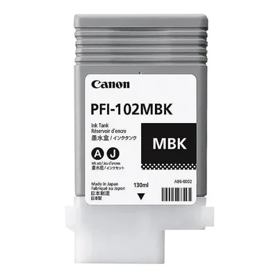 Cartucho De Tinta Canon Pfi-102mbk Preto Fosco | Ipf500 Ipf510 Ipf600