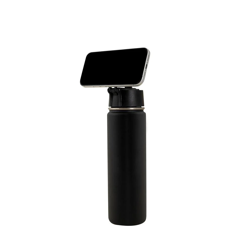 Imagem 3 de 3 do produto Garrafa Com Suporte Magnético Para Iphone,   Iplace, Preto