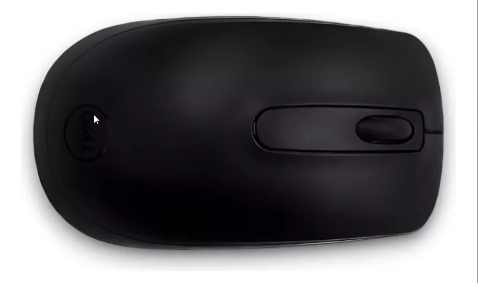 Imagem 3 de 3 do produto Mouse Sem Fio Dell Wm118 Óptico 1000 Dpi Preto Usb