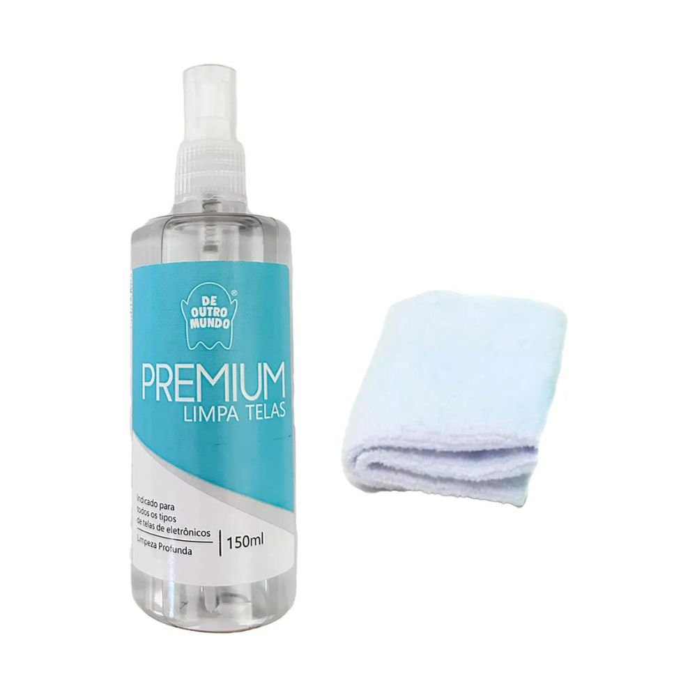 Kit Limpa Telas De Outro Mundo 150ml Com Pano Microfibra