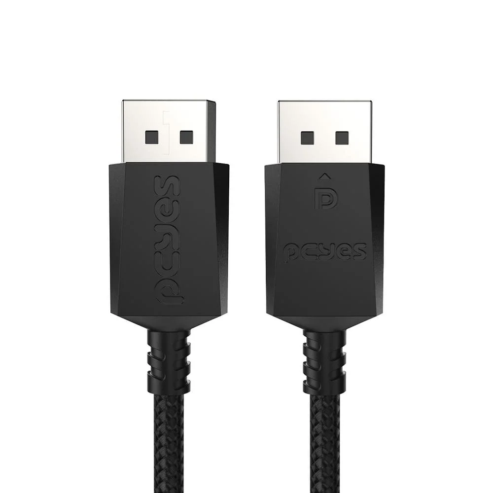 Imagem 4 de 5 do produto Cabo Displayport M Para Displayport M 2.1 - Preto - 2m - Nylon - Pdpn2-2