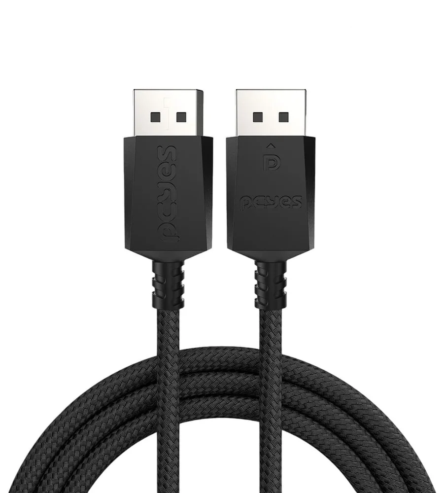 Imagem 5 de 5 do produto Cabo Displayport M Para Displayport M 2.1 - Preto - 2m - Nylon - Pdpn2-2