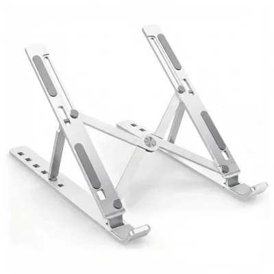 Suporte Para Notebook Ergonômico - Ajustável - Prata - Mtg-259