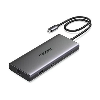 Hub Usb-c Ugreen 10 Em 1 HDMI 4k Usb-a/c Lan Micro/sd Pd
