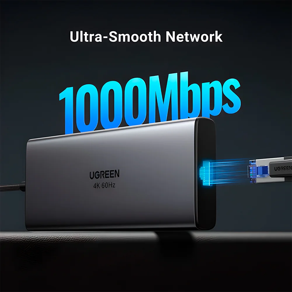 Imagem 5 de 5 do produto Hub Usb-c Ugreen 10 Em 1 HDMI 4k Usb-a/c Lan Micro/sd Pd