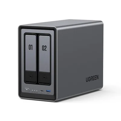 Ugreen Nas 2 Baias 8GB Ddr5 2.5gbe HDMI 4k Armazenamento