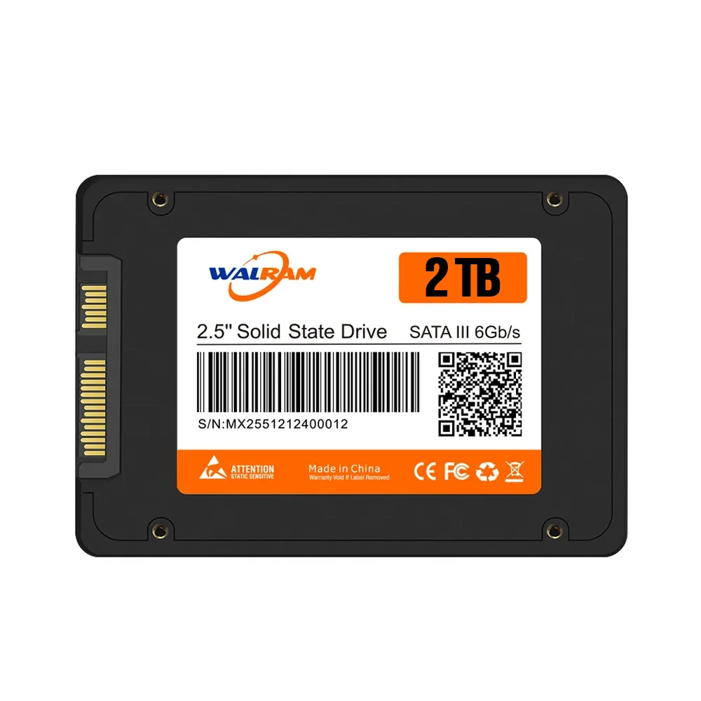Imagem 2 de 5 do produto Hd SSD Walram 2TB 560mb/s De Leitura 490mb/s De Escrita 3d Nand