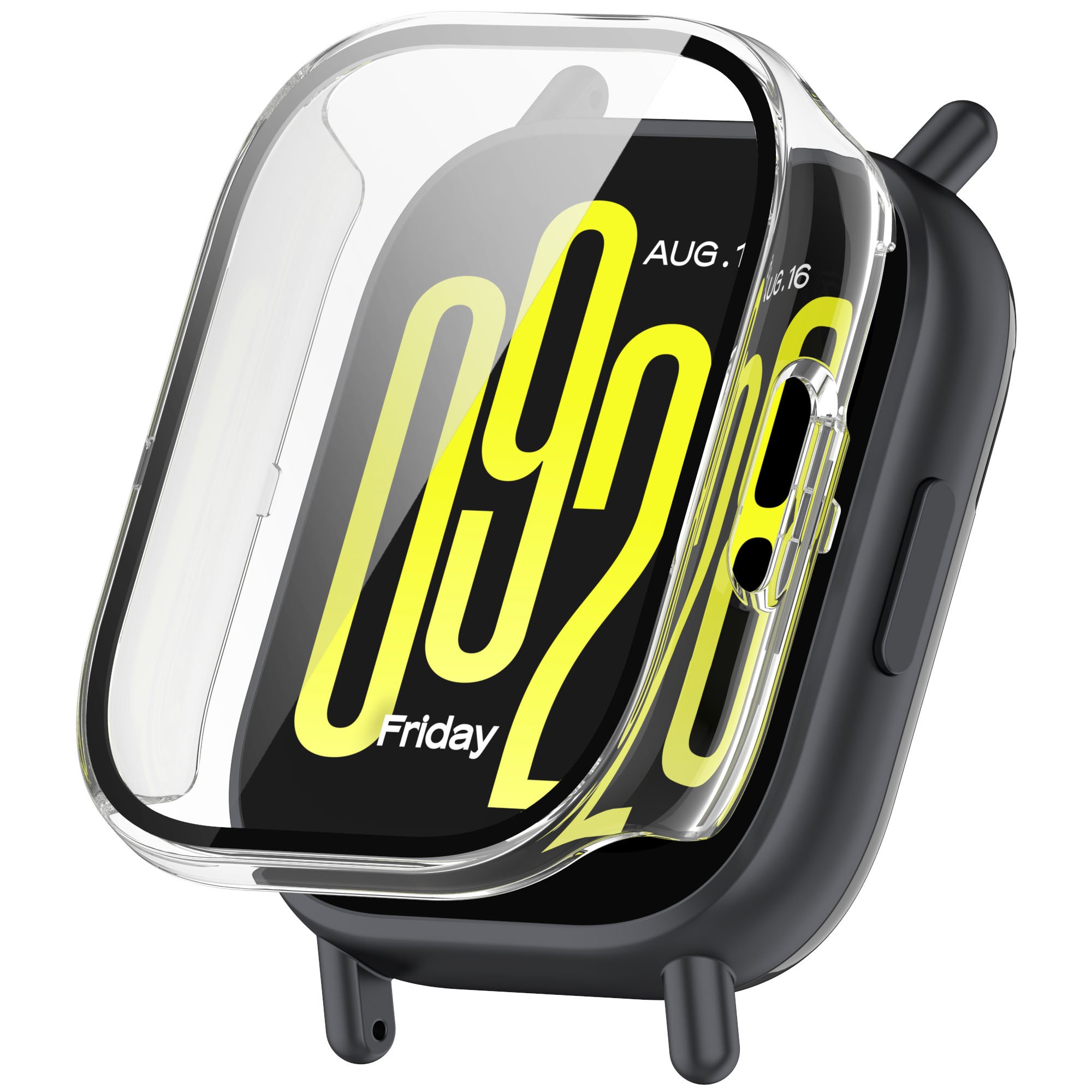 Capa Case Com Película Em Vidro Compatível Com Redmi Watch 5 Active