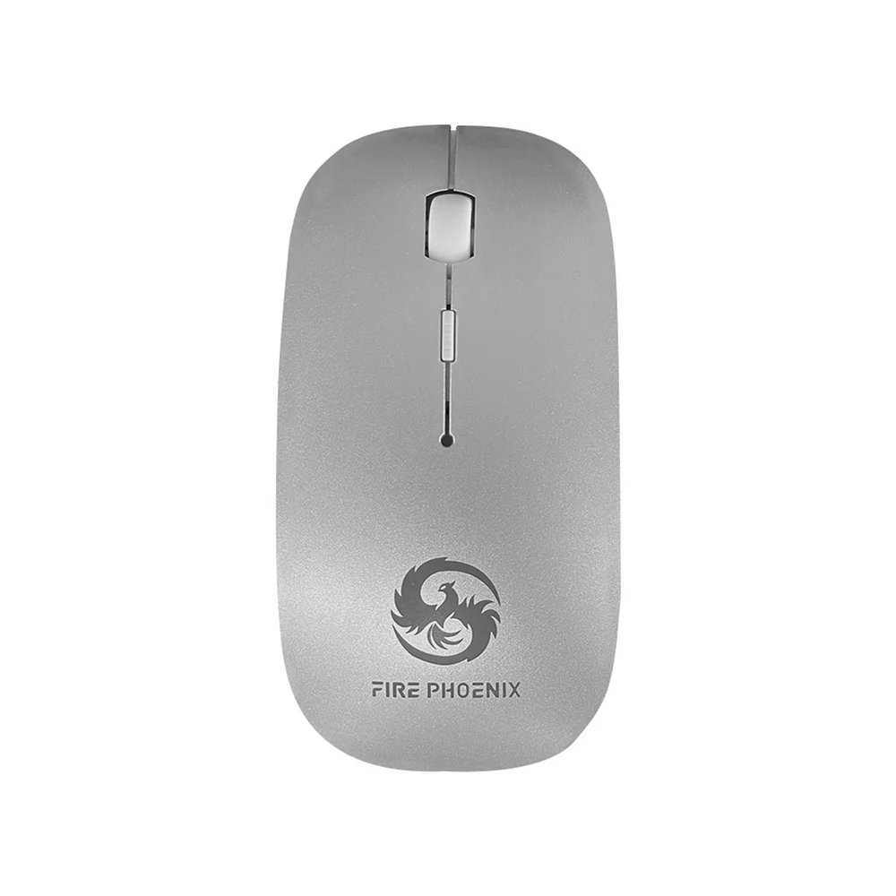 Imagem 5 de 5 do produto Kit Teclado Com Mouse Adaptador Usb Sem Fio Wireless 2.4ghz PC Fire Phoenix Wb-8066 Branco