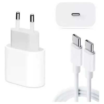 Carregador Turbo 35w Cabo/usb.c Compatível Iphone 15
