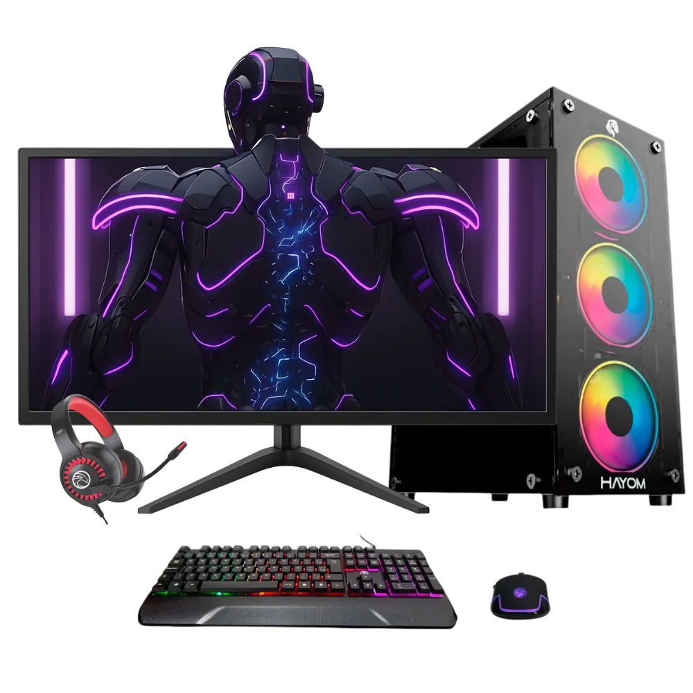 PC Gamer Intel i5 3ª Rx 580 8GB | 16gb De Ram 480GB SSD Gabinete RGB Monitor 20 " C/wifi
