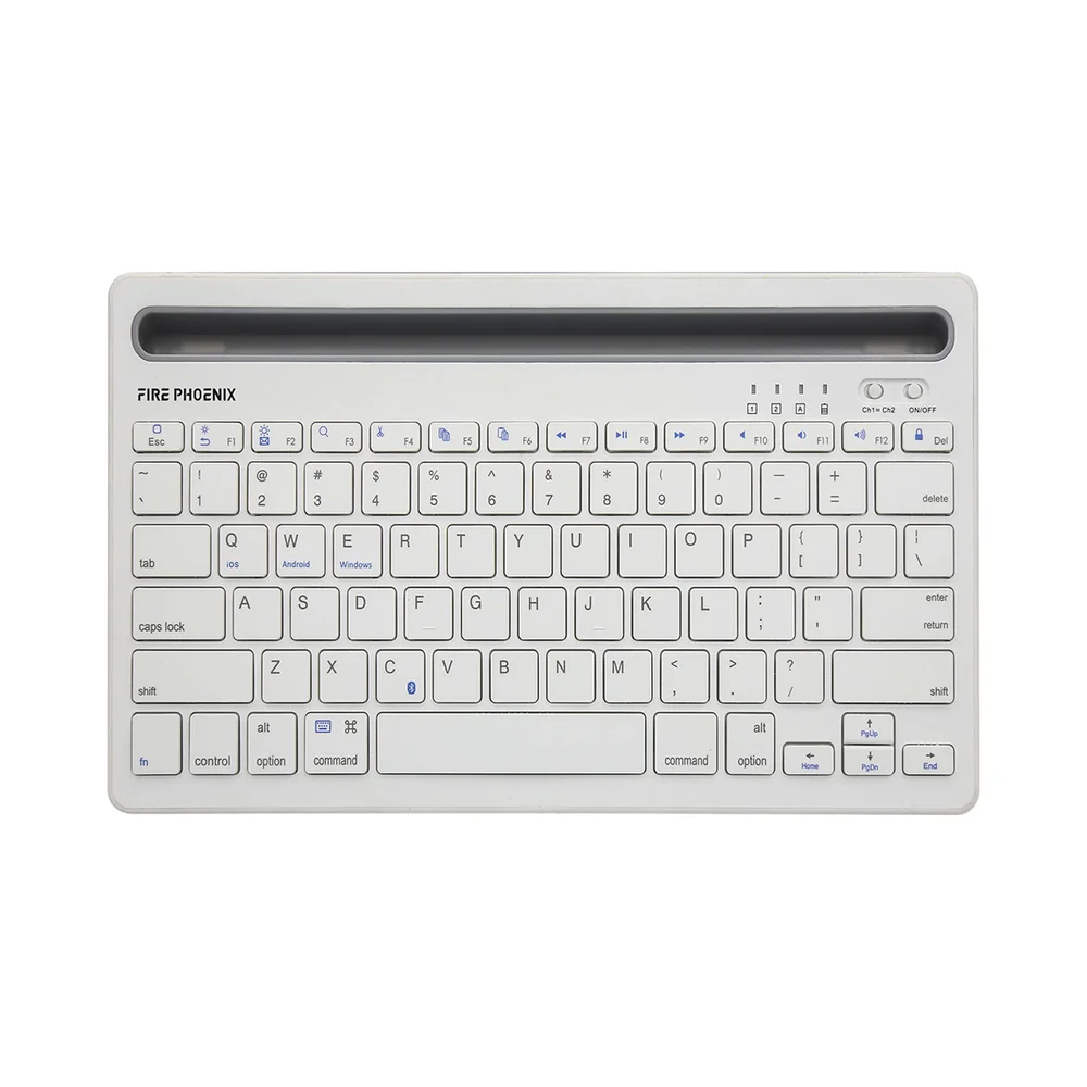 Imagem 4 de 5 do produto Kit Teclado E Mouse Wirelles Sem Fio Bluetooth Compativel Com Android Ios Fire Phoenix Bk-8089 Branco