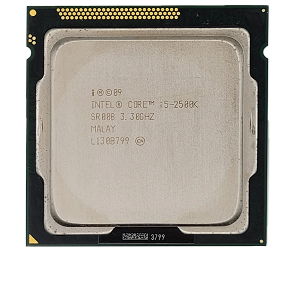 Processador Intel Core i5-2500k, 3.30 Ghz (turbo Até 3.70 Ghz), 4 Núcleos, 6 Mb Cache, LGA  1155, 2ª Geração, Tdp 95w, 6