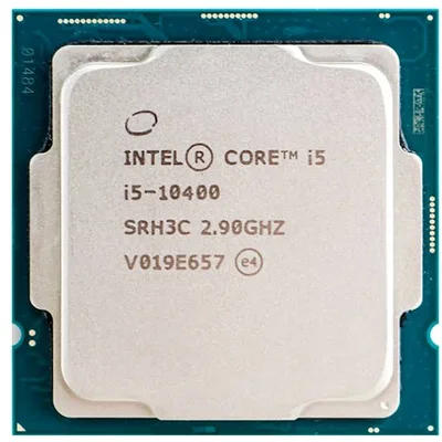 Processador Intel Core i5-10400, 6-core 12 Threads, Cache 12mb, 2.9ghz (4.3ghz Max Turbo) LGA  1200- S/box
