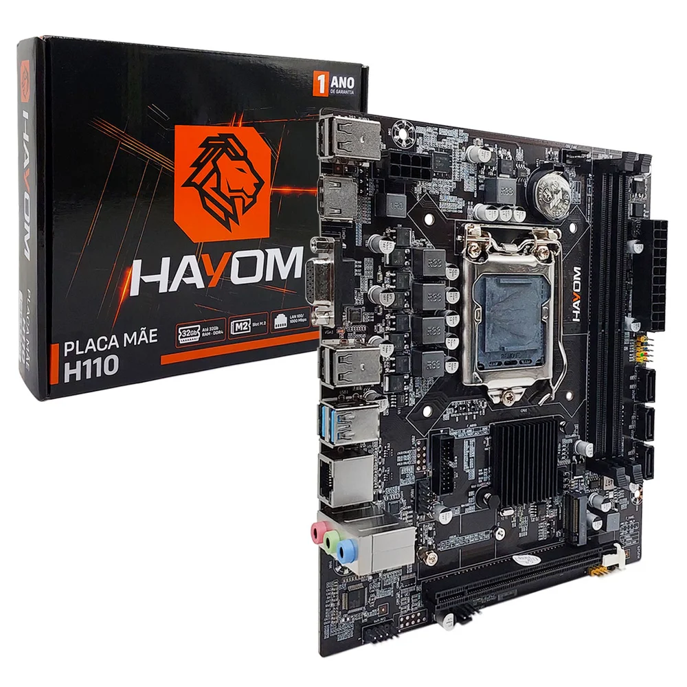 Placa Mãe Hayom H110, Intel LGA 1151, Ddr4, Micro Atx - Plm2308 4