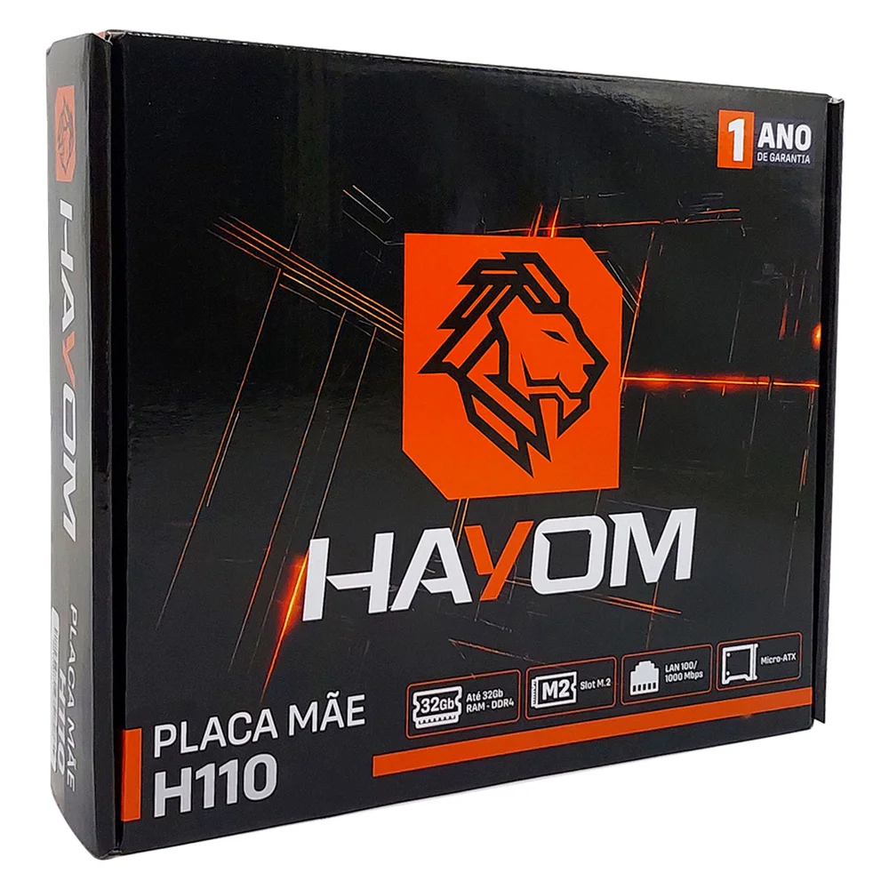 Placa Mãe Hayom H110, Intel LGA 1151, Ddr4, Micro Atx - Plm2308 5