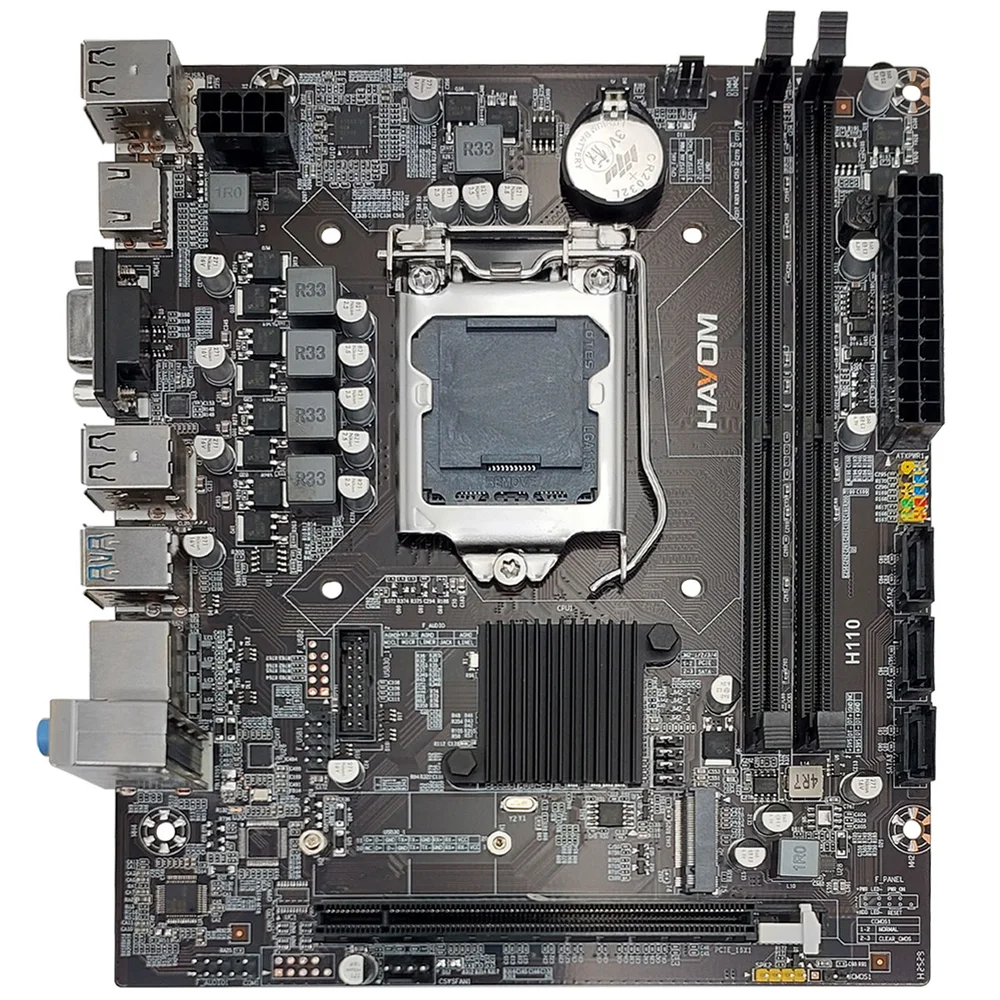 Placa Mãe Hayom H110, Intel LGA 1151, Ddr4, Micro Atx - Plm2308 8