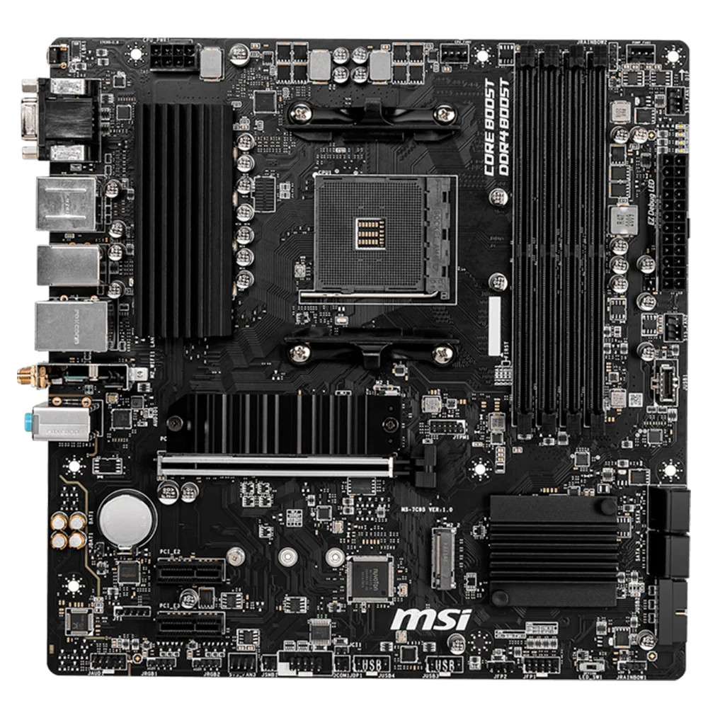 Placa Mãe Msi B550 Pro-vdh, Amd Am4, Ddr4, Micro Atx, Chipset Amd B550 - 911 7c95 084 8