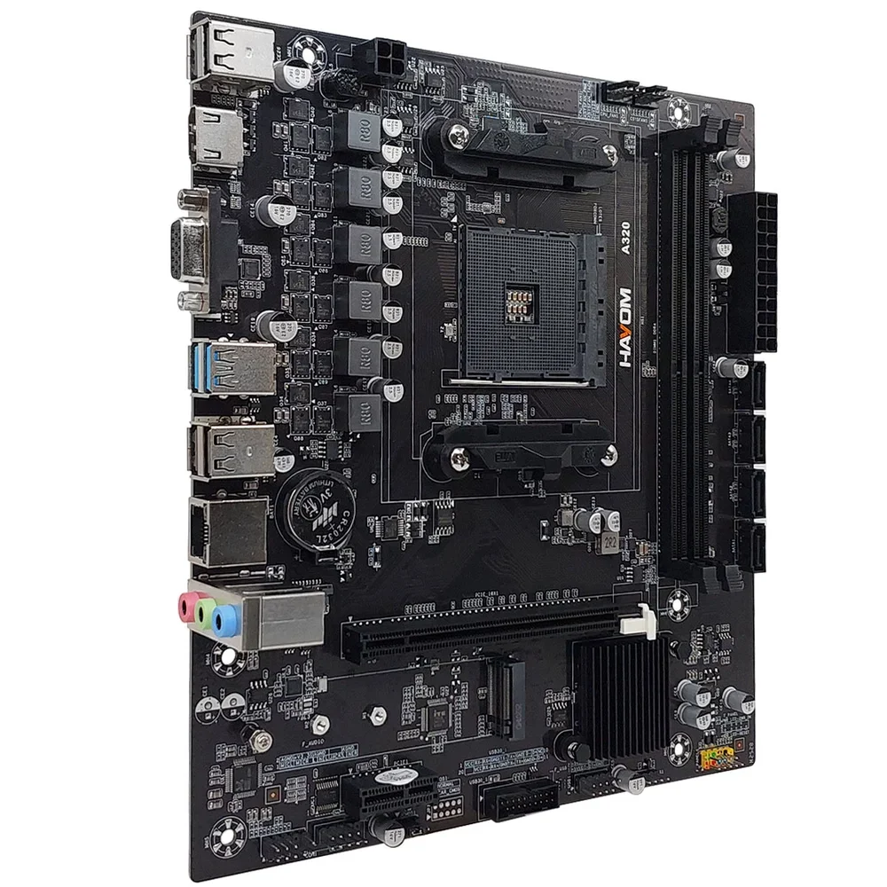 Placa Mãe Hayom A320, Amd LGA  Am4, Ddr4, Micro Atx - Plm2304 6