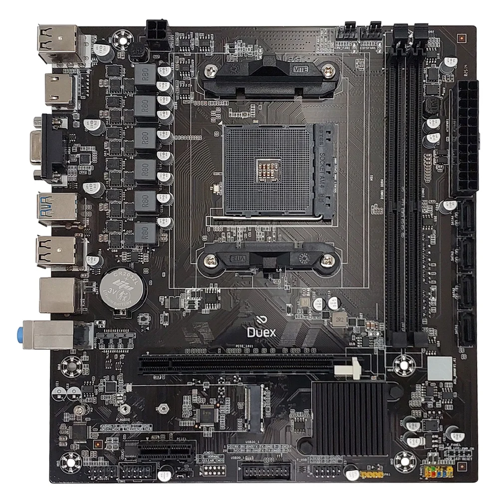 Placa Mãe Duex Dxmbb450s, Amd Am4, Ddr4, Micro Atx 8