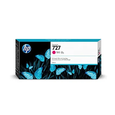 Cartucho De Tinta Hp 727 F9j77a Magenta | Designjet T920 T1500 T2500 | 300ml