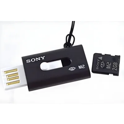 Cartão De Memoria Sony M2 2gb Com Adaptador Usb