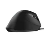 Mouse Optico Vertical Ergonomico Com Fio Usb Com LED 9 Botoes Dpi 12800 Fire Phoenix D7 Preto