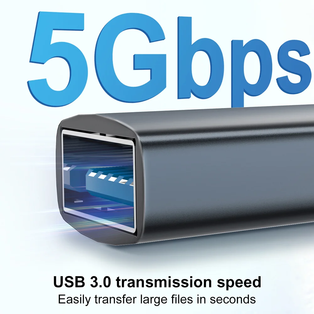 Imagem 5 de 5 do produto Hub Usb-c Ldnio 7 Em 1 Portas Usb 3.0/2.0 Para Notebook