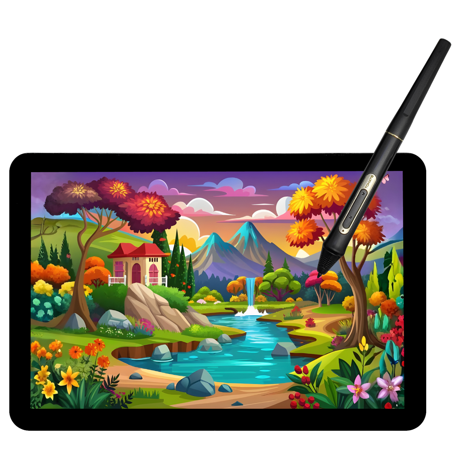 Mesa Digitalizadora Display Profissional 10.1 ", Caneta De Alta Sensibilidade Para Desenho Digital WINDOWS E Mac