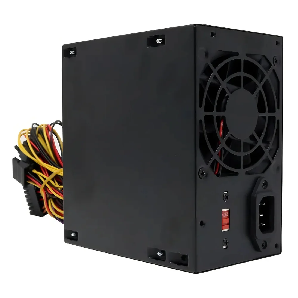 Imagem 3 de 5 do produto Fonte De Alimentação Atx Ps/2 350w C/ Cabo C/ Caixa (blu350-cmps2) - Bluecase -preto / Cabos Estendidos