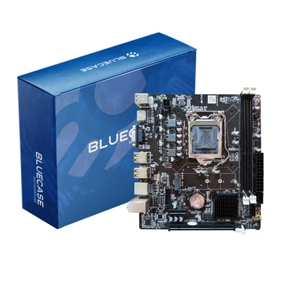 Placa-mãe Bmbh61-d2hg-m2 Rev 2.0 Box Ddr3 1155p Rede 10/100/1000 Bluecase -16gb / Vga / HDMI / M.2 Nvme