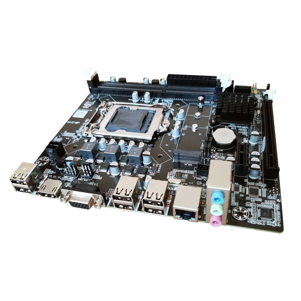 Placa-mãe Bmbh61-d2hg-m2 Rev 2.0 Box Ddr3 1155p Rede 10/100/1000 Bluecase -16gb / Vga / HDMI / M.2 Nvme 7